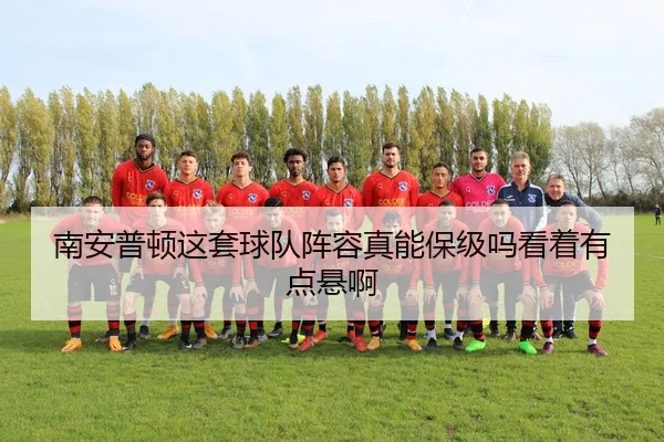 南安普顿这套球队阵容真能保级吗看着有点悬啊
